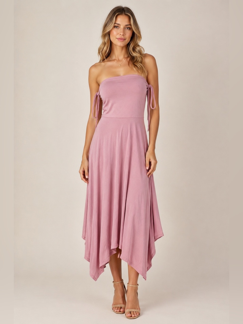 FREE PEOPLE BEACH Strapless midi dress